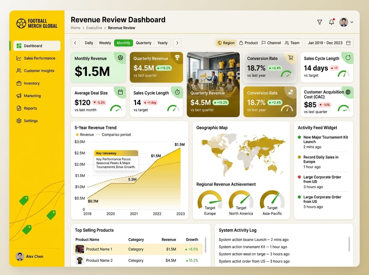 Dark navigation dashboard layout inspiration