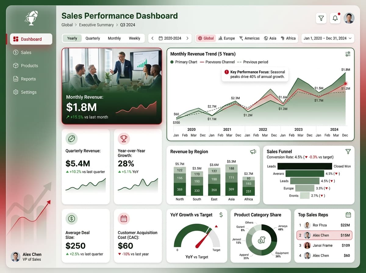 Dark editorial dashboard inspiration